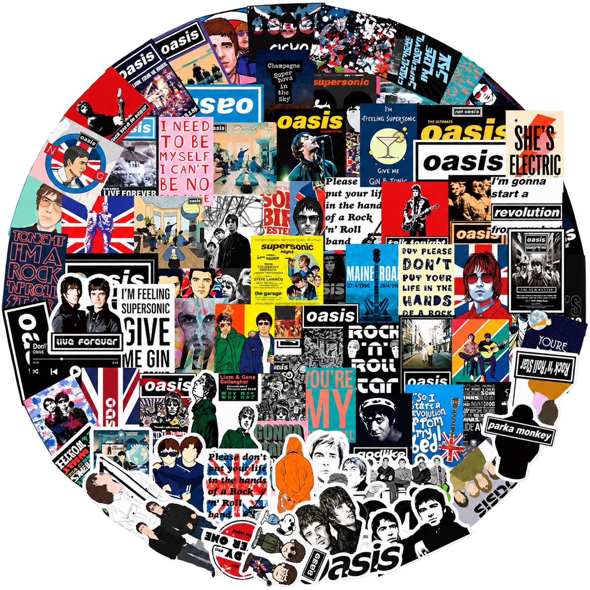 100-Piece Oasis Sticker Pack