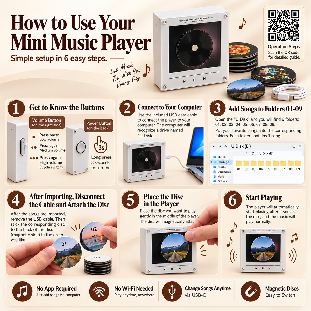 Adele  – Magnetic Music Player