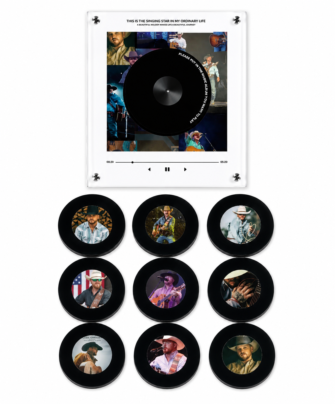 Luke Combs – Magnetic Music Player