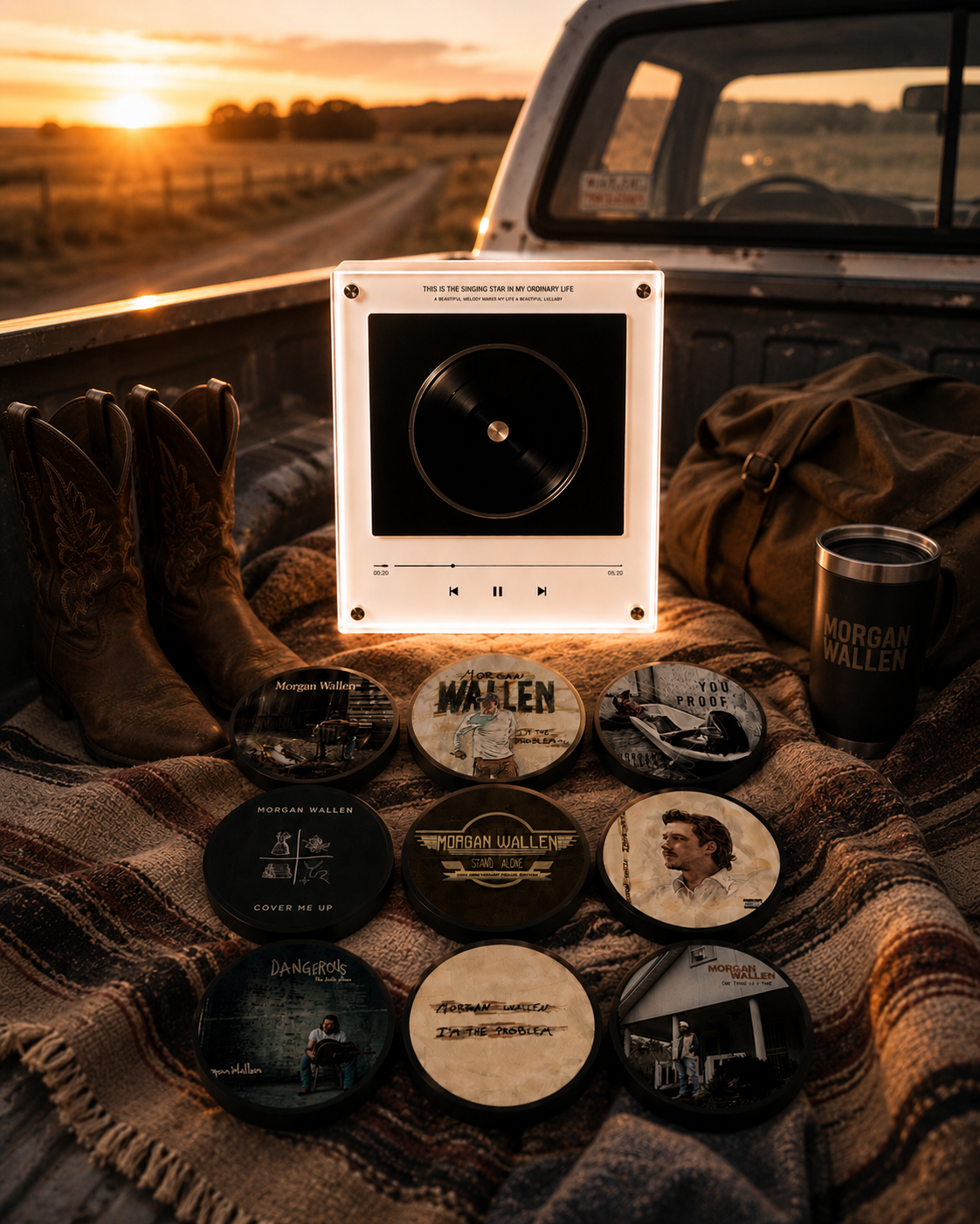 Morgan Wallen – Magnetic Music Player