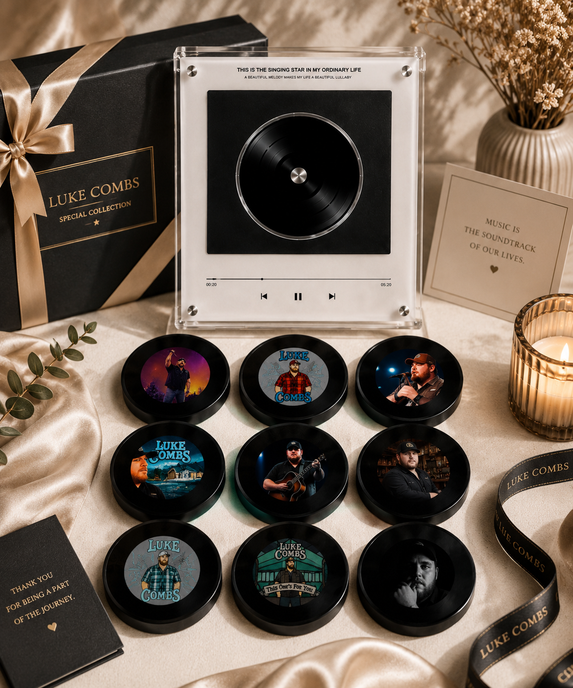 Luke Combs – Magnetic Music Player