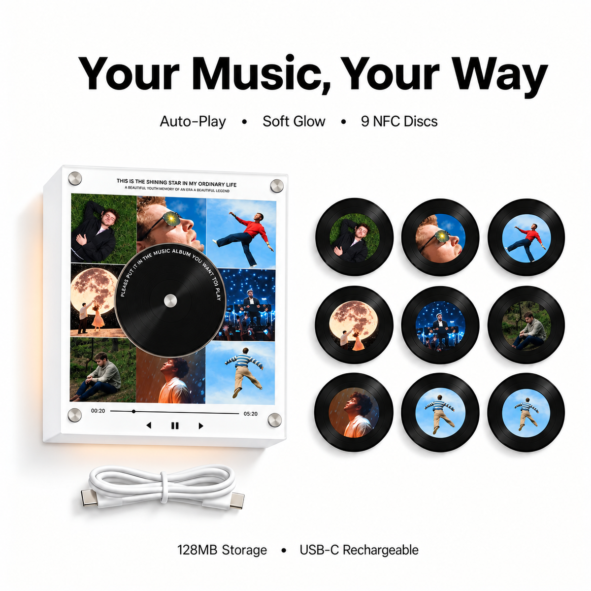Alex Warren – Magnetic Music Player